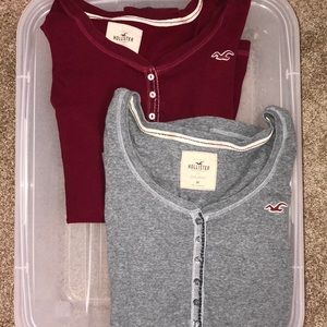 Hollister long sleeve bundle